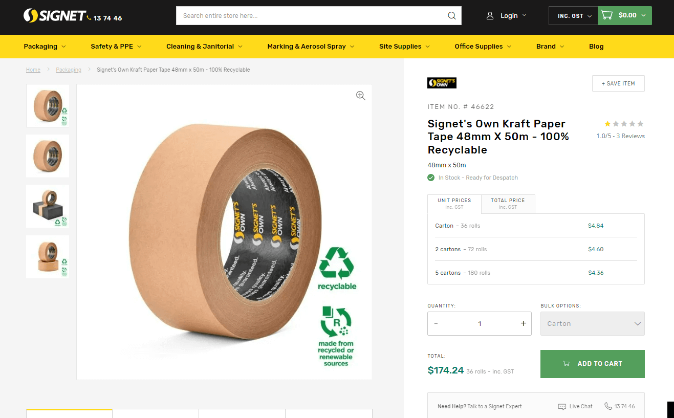 How Signet energised its eCommerce capabilities 2 Signet-B2B-eCommerce-ProductPage (1)